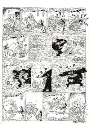 Schreurs, Eric - 1 Original page - Joop klepzeiker - Jungle sex - 1997 | Catawiki