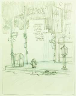 Eisner, Will | original preparatory drawing for the first plate of Sentinels chapter  - The Building | Catawiki