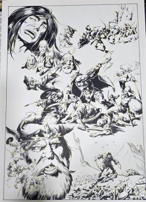 Benito Gallego/Jafar - 1 Original page - Barbarian - Fourth Era #2 - 2004 | Catawiki