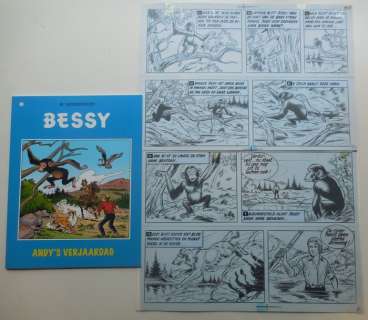 Bessy 9 | Album met originele pagina (p.15)  - Andy’s verjaardag  - sc  - 1e druk heruitgave  - (2009) | Catawiki