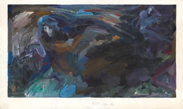 Alberto Breccia | Illustration originale n°4 réalisée en 1988, pour la réédition du roman Le Nom de la rose d’Umberto Eco en 1992 | Daniel Maghen