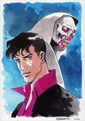 Caracuzzo, Giancarlo - 1 Original colour drawing - Dylan Dog - 2026 | Catawiki