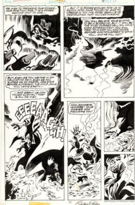 Gene Colan & Tom Palmer - 1 Original page - Tomb of Dracula - #64 - 1978