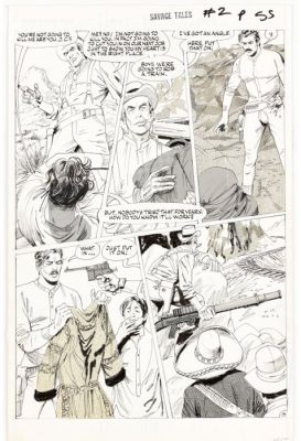 Gray Morrow - 1 Original page - Savage tales - #2 - 1985 | Catawiki
