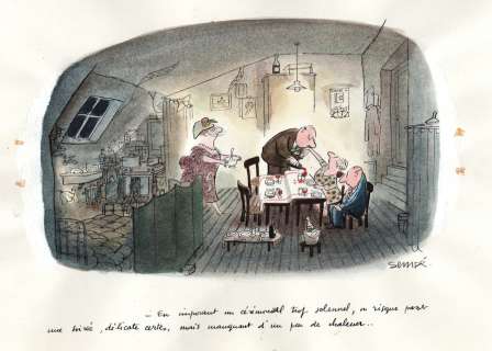 Sempé | En imposant un cérémonial trop solennel, on… | Millon