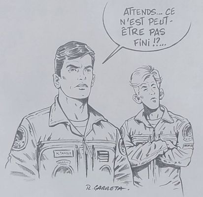Garreta, Renaud - 1 Original drawing - Tanguy et Laverdure | Catawiki