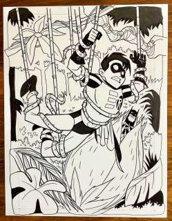 Tim Levins | BATMAN AND ROBIN IN THE JUNGLE | Tim Levins