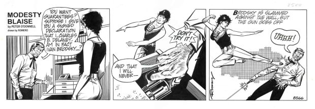 Enric Badia Romero | Modesty Blaise – Original daily strip #8566 – Romero | Origin Of Comics