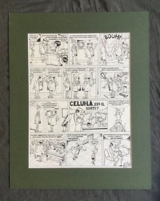 Devos, Jacques - 1 Original page - Génial Olivier - Een genie te veel... / Folâtreries - 1981 | Catawiki
