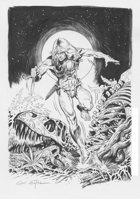Formosa, Gil - Original drawing - Rahan - Rahan, T-Rex | Catawiki