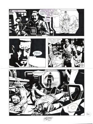 Bonazzi, Germano - 3 Original page - Nathan Never Gigante #5 - "Nemo" - 2000 | Catawiki
