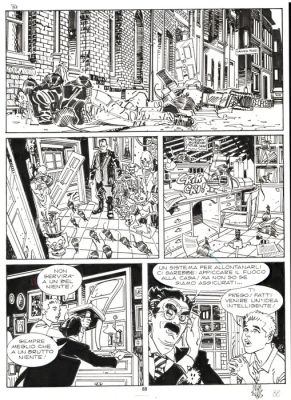 Siniscalchi, Luigi - 1 Original page - Dylan Dog #105 - "L’orrenda invasione" - 1995 | Catawiki