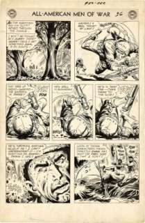 Kubert, Joe - ALL AMERICAN MEN OF WAR #52 Interior Page | ComicConnect