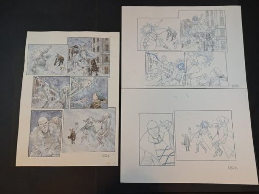 Nizzoli, Marco - 3 Original page - Il Giorno dei Maghi | Catawiki