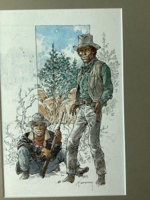 Hermann - 1 Original colour drawing - Jeremiah - Belangrijkste helden van Comanche en Jeremiah - 2019