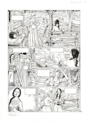 Ersel - 1 Original page - Les Pionniers du Nouveau Monde - T18 Le grand rendez-vous - 2011 | Catawiki