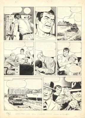 Leonard Starr | Planche originale n °5 - Cannonball Carmody - Opération "PSY" | Daniel Maghen