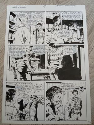 Dotti, Maurizio - 3 Original page - Dampyr - n°33 "Sotto di vulcano" - 2001 | Catawiki