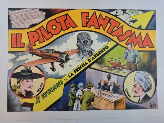 Bruna, Franco - 1 Original cover - Il Pilota Fantasma - 1980 | Catawiki