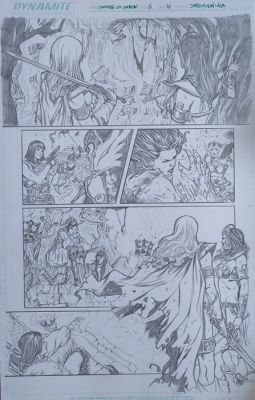 Sergio Dávila (Pencil) Original page - Swords of Sorrow - #6, Page 16 | Catawiki