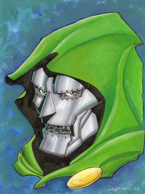 Aaron Lopresti | DR DOOM Illustration | Aaron Lopresti