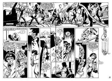 218: Frank Miller, Cpt America 2-pgs from Marvel Fanfar | Russ Cochran