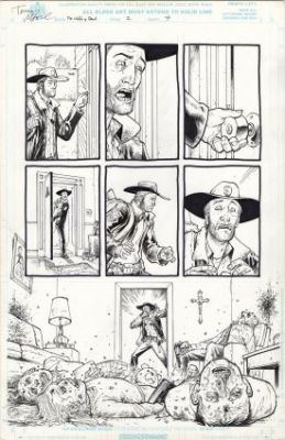 Moore, Tony - WALKING DEAD #2 Interior Page | ComicConnect