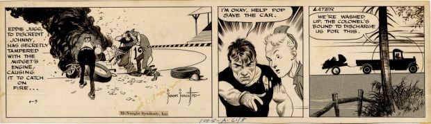 Frazetta, Frank - JOHNNY COMET Strip Art | ComicConnect