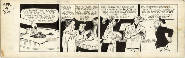 Gould, Chester - DICK TRACY DAILY Strip Art | ComicConnect