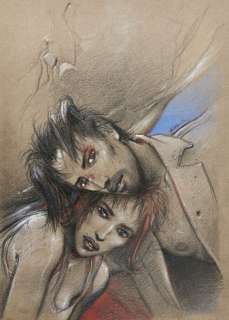 *Enki Bilal Né En 1951 Julia & Roem Fusain Et Pastel Sur Papier Grège Pour La Couverture de Cet Album Publié En 2011 Aux Éditi... | Julia & Roem | Artcurial