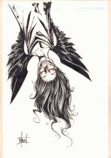 Bill Maus - Demon Angel Upside Down Commission - Signed