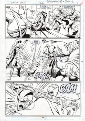 Bogdanove, Jon - SUPERMAN: THE MAN OF STEEL (1991-2003) #21 Interior Page | ComicConnect
