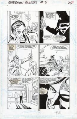 Lapham, David - SUPERMAN ANNUAL 1987-2000 #5 Interior Page | ComicConnect