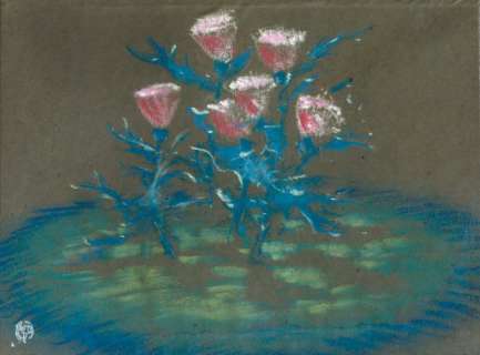 Fantasia Studio Walt Disney 1940. Etude au pastel des chardons cosaques | Rossini