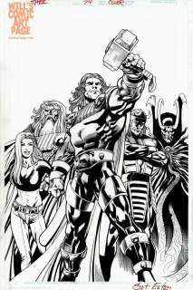 Scott Eaton Scott Koblish - Thor #74/Lgy 576 Cover (Marvel, 2004)