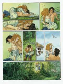 Tillier, Béatrice (1972) | La complainte des Landes perdues, Cycle 1 Tome 2 Infernio Page 62. Aquarelle sur... | Coutau Bégarie