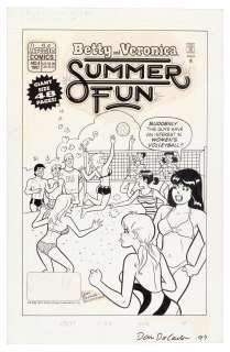 DAN DeCARLO Original Art: Betty & Veronica Summer Fun | PBA Galleries