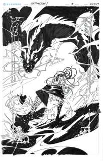 A.L. Kaplan | Bytchcraft #3 Cover Original Art | A.L. Kaplan