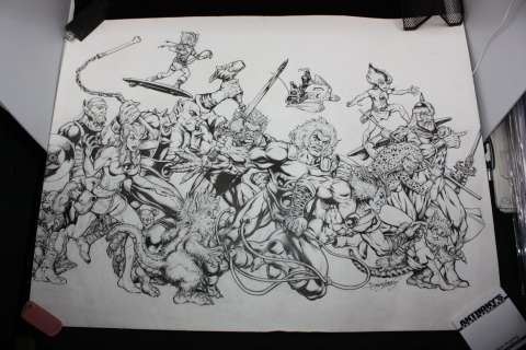 John Hebert - Thundercats Cast Large Art - Signed - 2024