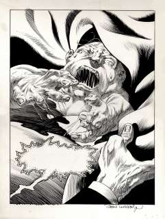 Bernie Wrightson - Heavy Metal Magazine #V6 #7 ‘Freak Show‘ P 22 Large Published Splash of the Freak Creature (1977)