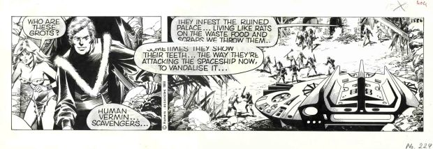 Enric Badia Romero | Axa: The Unmasked – Original daily strip #1586 – Romero | Origin Of Comics
