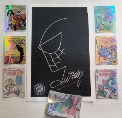 El Sorprendente Hombre Arana 45 Card Set LTD /50 and Duran signed Spidey Sketch | eBay US (Buy It Now)