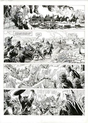 Jean-Yves Mitton | 1995 - Chroniques barbares, "La loi des Vikings" | 2DGalleries