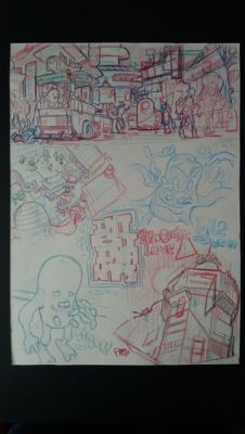 2000AD ORIGINAL PRELIMINARY ARTWORK - INTESTINAUTS BY SIMON ’PYE’ PARR | eBay Europe (Buy It Now)