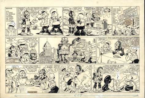 Vica (Vincent Krazousky) | Original page  - Gavroche, Capitaine du Patate II  - (1941) | Catawiki