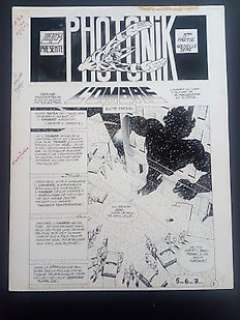 Mitton, Jean-Yves - Original Plate  - Photonik episode 33  - (1987)