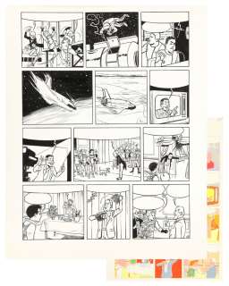 Craenhals | Les 4As, planche n°45 à l’encre de Chine de… | AZ auction