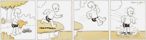 John Liney Henry Daily Comic Strip Original Art 9-2-74 (King Features Syndicate, 1974). Henry puts his best - | Heritage