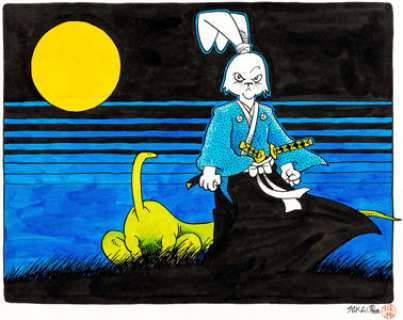 Stan Sakai - Usagi Yojimbo Illustration Original Art (1988).  Stan Sakai’s ronin rabbit first appeared in the - | Heritage