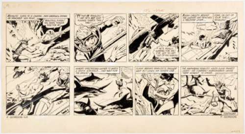 Dan Barry Flash Gordon Sunday Comic Strip Original Art dated 7-29-73 (King Features Syndicate, 1973). Flash - | Heritage